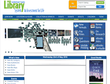 Tablet Screenshot of cumberlandcountylibraries.org